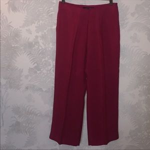 ZARA WOMAN, Silk Wide Leg Pants